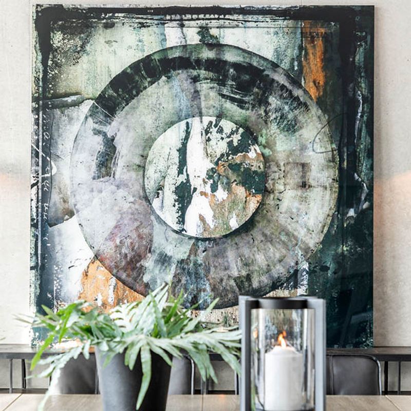 Abstract Circle Brown GN4254 - Cobra Art