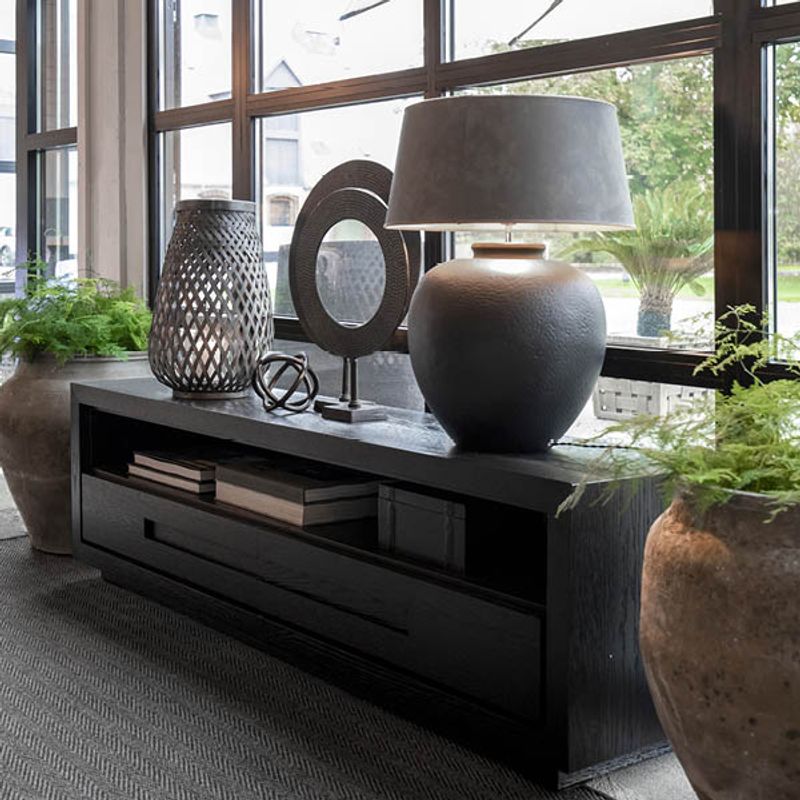 Hunter Svart Tv-Benk - Artwood