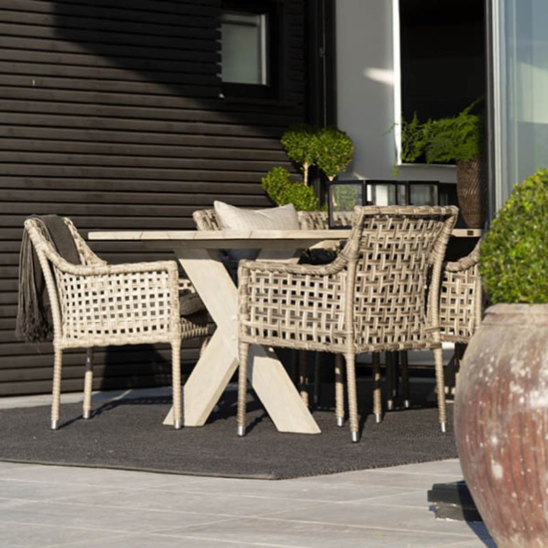 Cross Charcoal Spisebord - Artwood