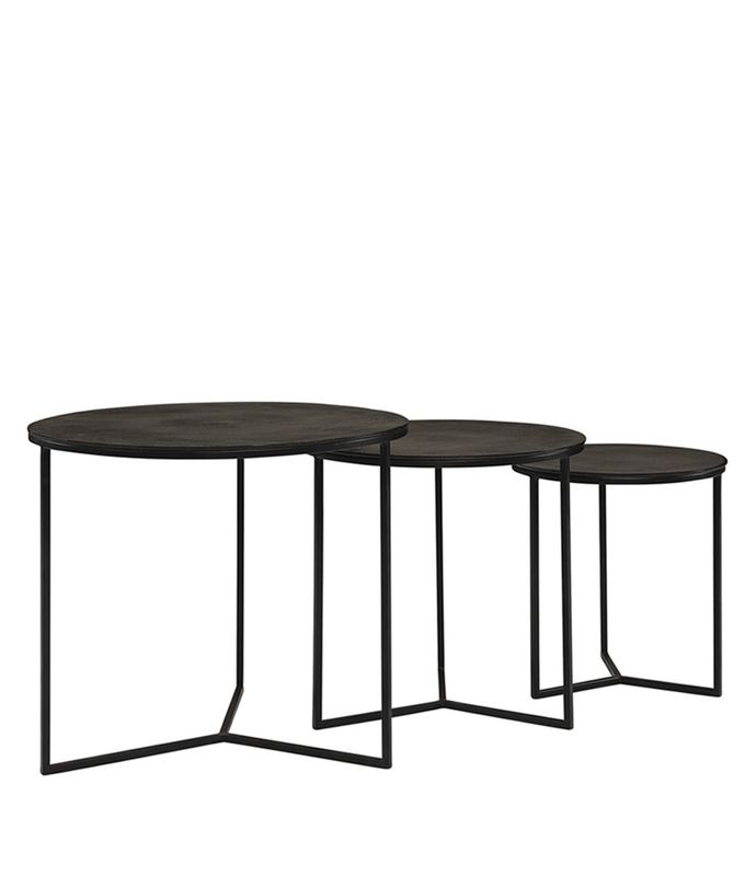 Juno Svart 3set Settbord - Artwood