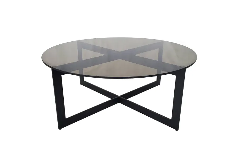 Alexandria glass rundt sofabord | Home Factory