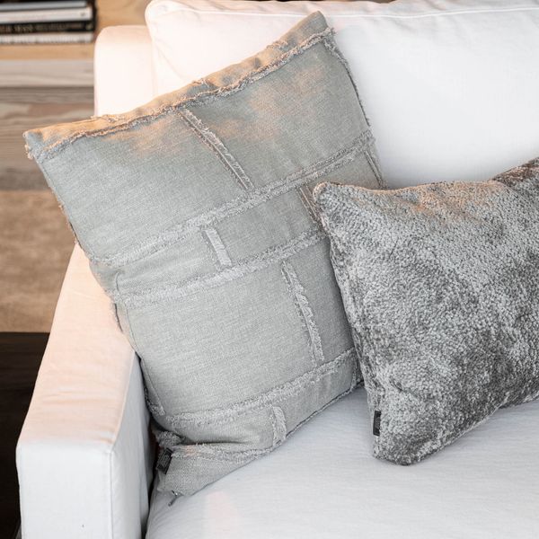 Abstract Fringe Grey 50x50cm Putetrekk - Artwood