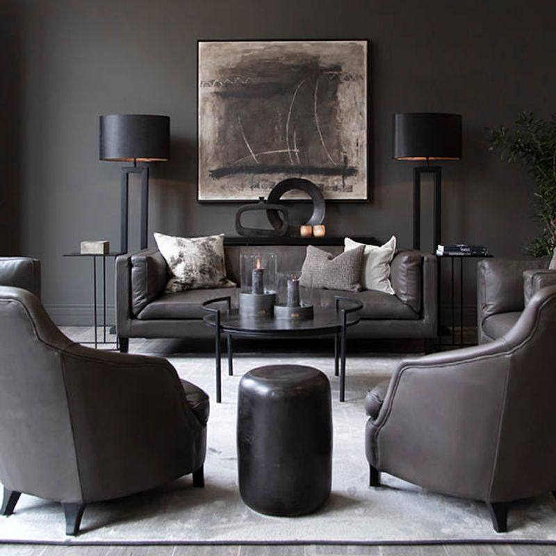 Arezzo Svart Gulvlampe - Artwood