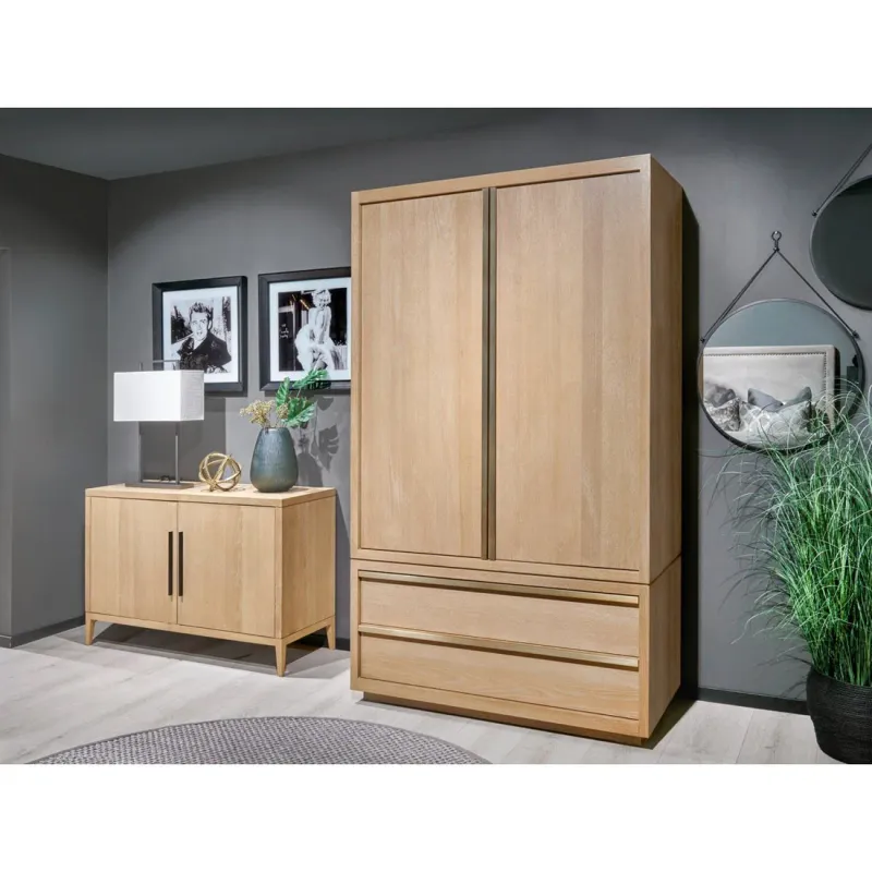 Rundt speil med reim | Home Factory