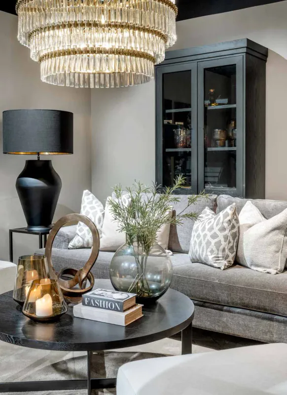Stockholm vitrineskap delt dør | Home Factory