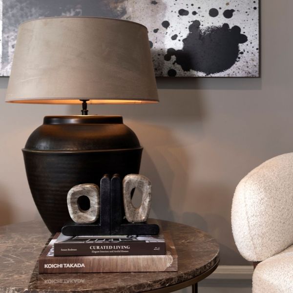 Lapedona Antikk Bronse Bordlampe - Artwood