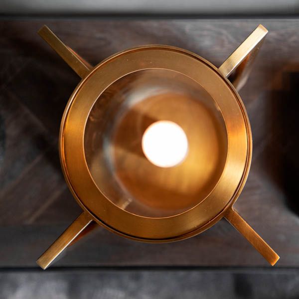 Verano Antikk Messing Lyslykt - Artwood