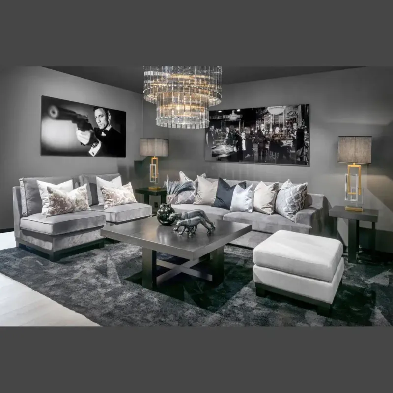 Baltimore taklampe grått glass | Home Factory