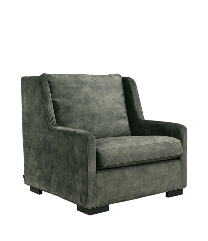 Dover Velvet Hunter Lenestol - Artwood