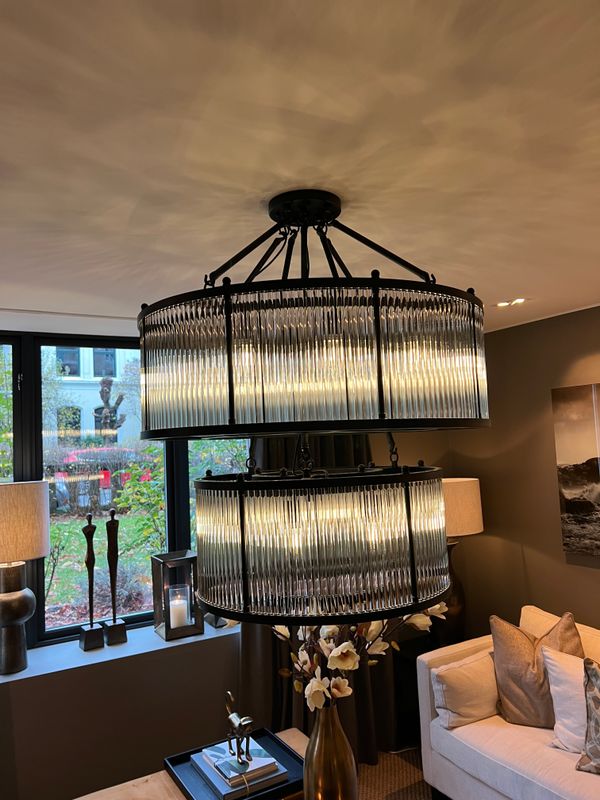 Clinton Dobbel Taklampe 90cm - Home Factory