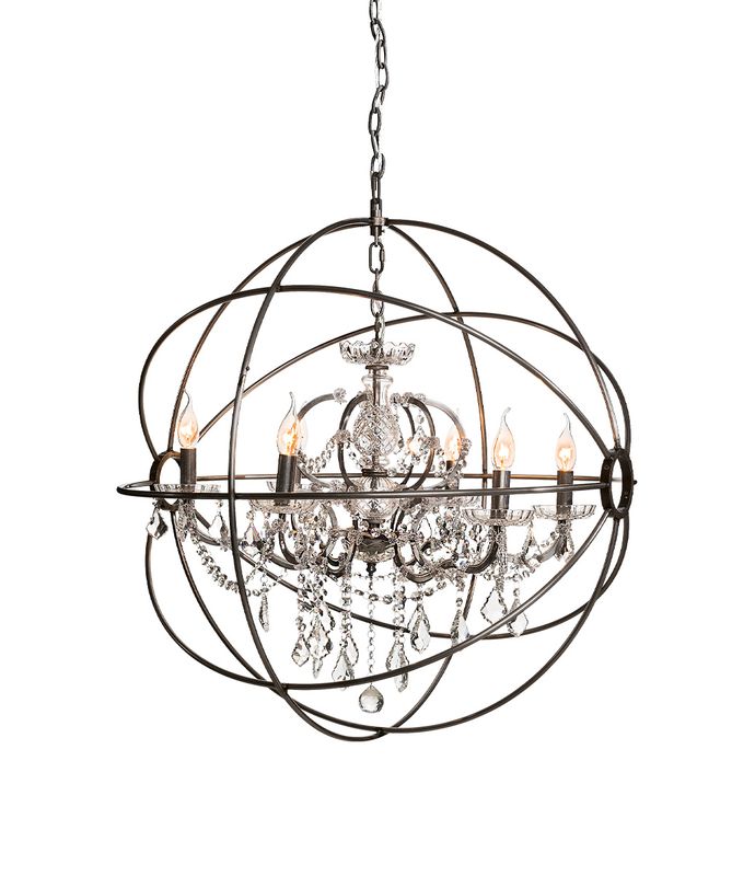 Rome Taklampe CRYSTAL Natural Iron - Artwood