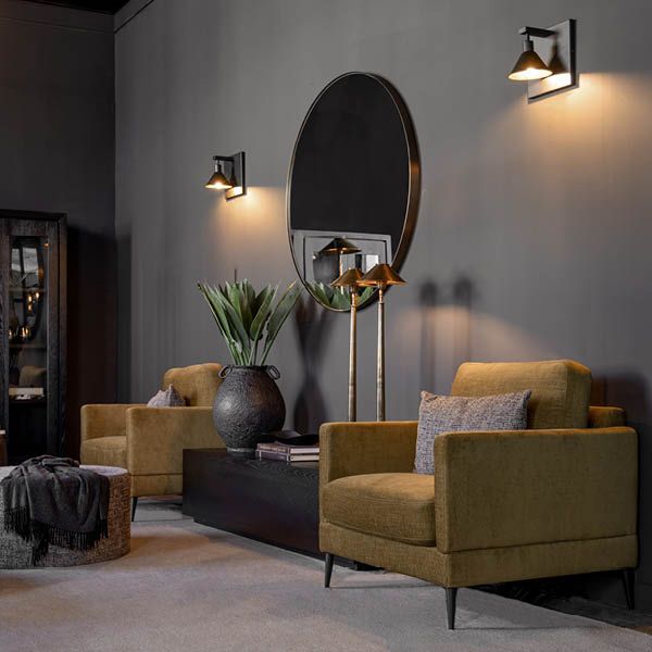 Anzio Vegglampe Single - Artwood