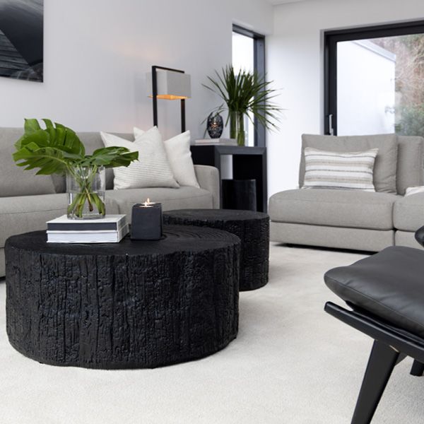 Timber Ø:90cm Svart Sofabord - Artwood 