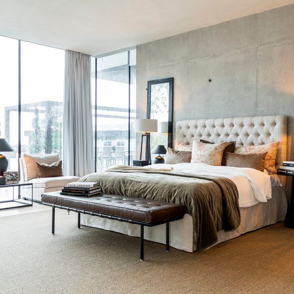 Princetown Chocolate Brown Skinn Benk - Artwood