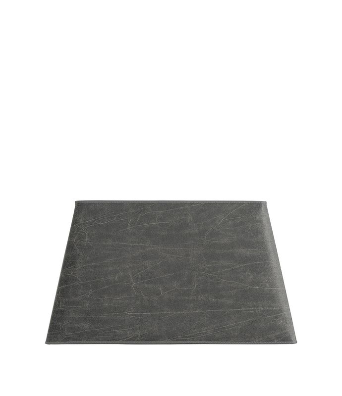 Leather Grey Rektangulær Lampeskjerm - Artwood