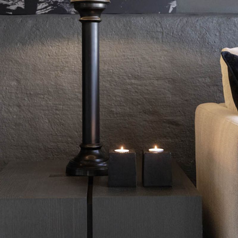 Maddox Dark Grey Sidebord - Artwood