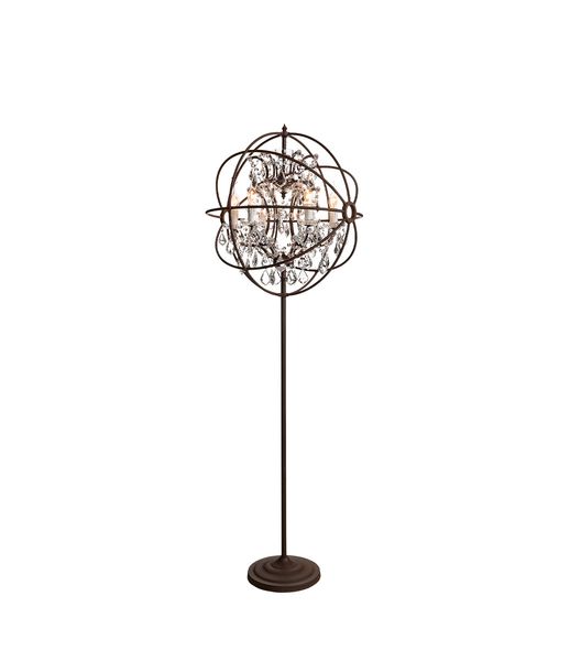 Rome Stålampe Crystal Antikk Rust - Artwood