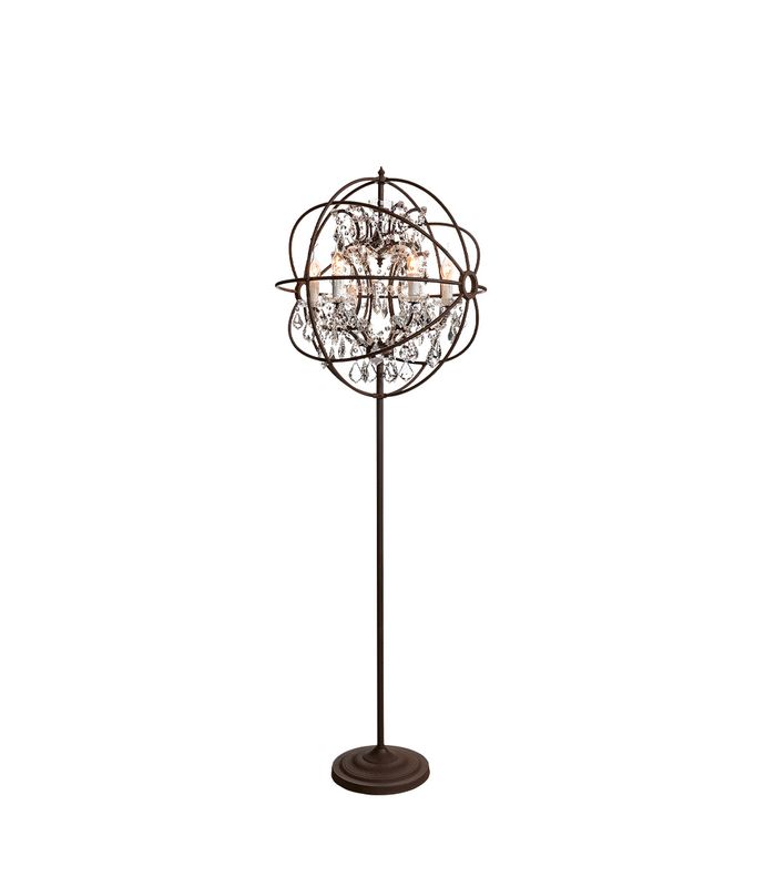 Rome Stålampe Crystal Antikk Rust - Artwood