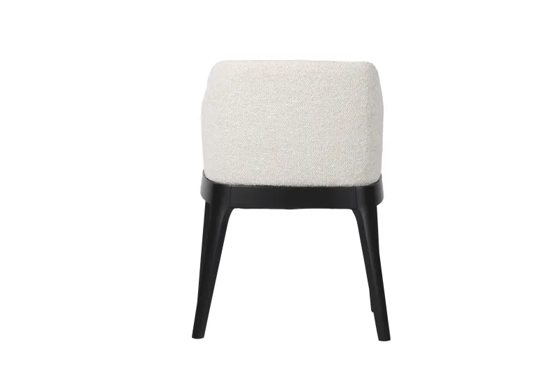 Boston spisestol med armlener – svarte bein | Home Factory