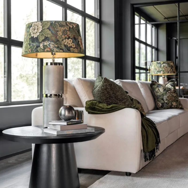 Classic Ebonleaf Flower Green lampeskjerm | Artwood