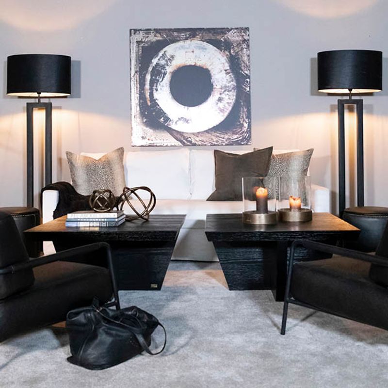 Arezzo Svart Gulvlampe - Artwood