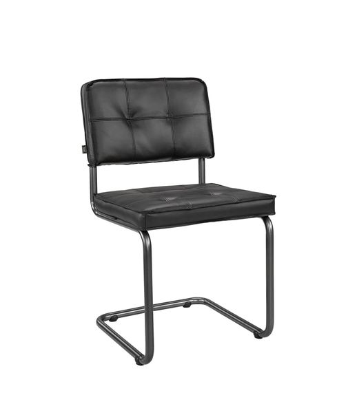 Carlos Matt Black Taupe Spisestol - Artwood