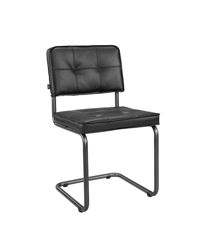 Carlos Matt Black Taupe Spisestol - Artwood