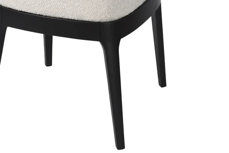 Boston spisestol med armlener – svarte bein | Home Factory