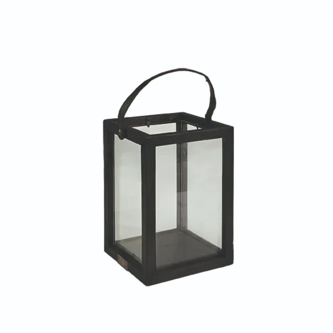 Hovedbilde Square lyslykt 30 cm i metall ...