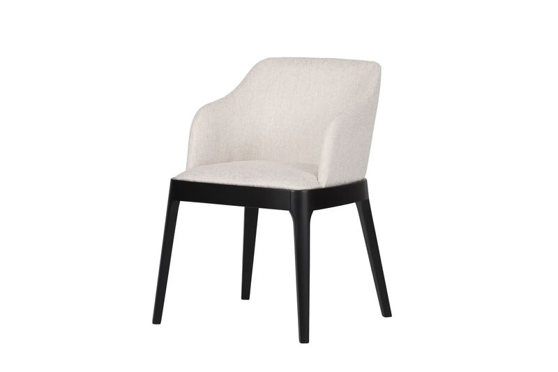 Boston spisestol m/armlene – svarte bein | Home Factory