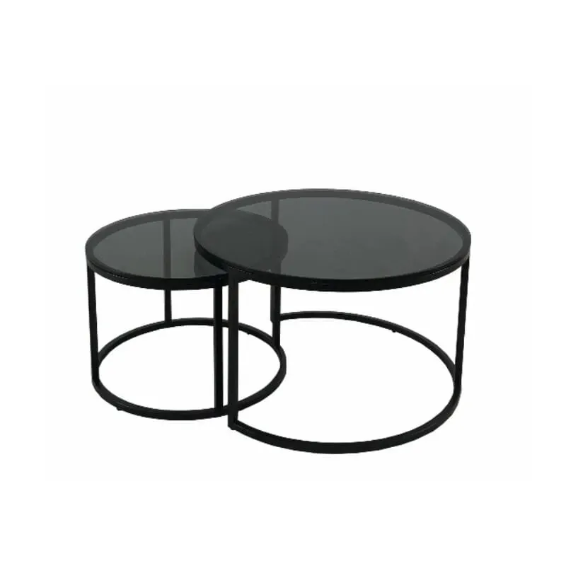 Oceanside runde sofabord i glass | Home Factory