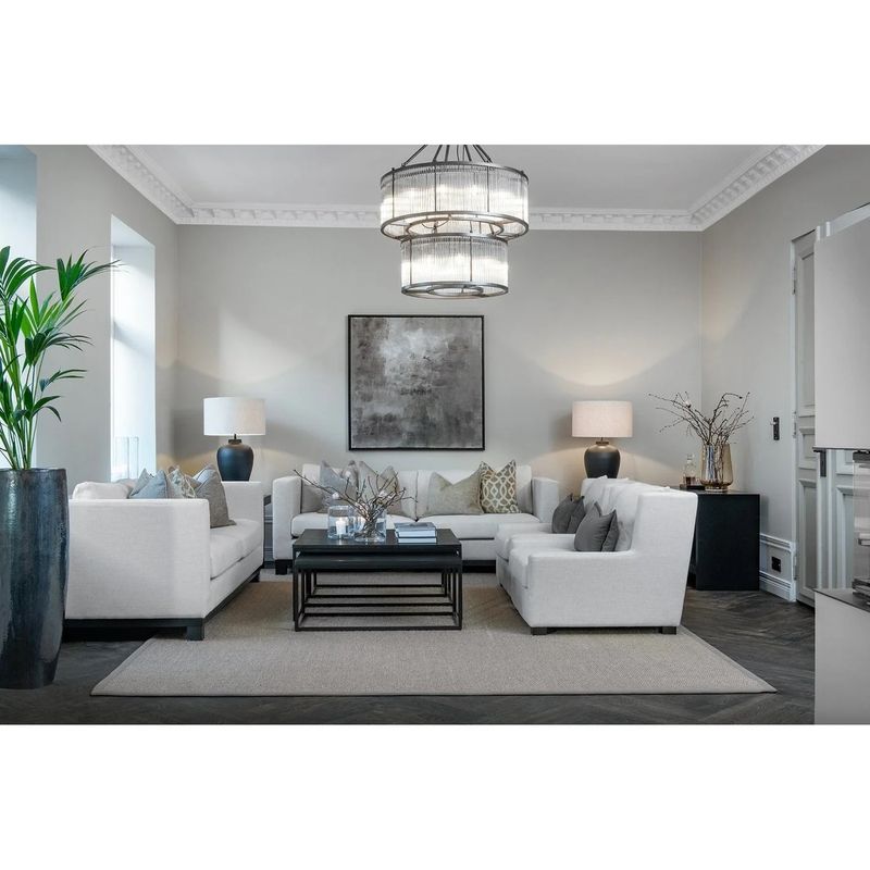 Chicago Lin Sand 3-Seter Sofa - Home Factory